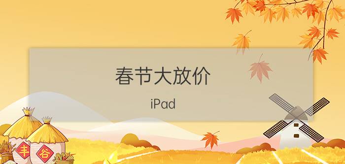 春节大放价 iPad Air2 16G/金仅售3400